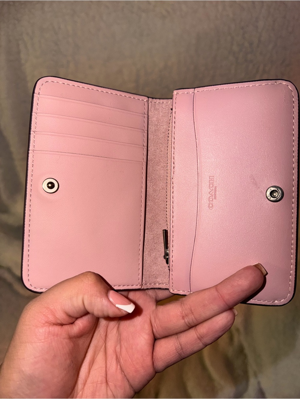 Coach Pewter/carnation Wallet - Picture 8 of 10